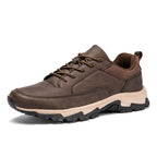 Chaussures orthopédiques homme faciles à enfiler, légères, marron
