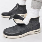 Chaussures orthopédiques chaudes à scratch, feutre et fourrure