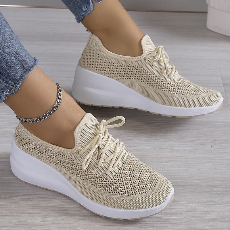 Chaussures orthopédiques femme à semelle intérieure amortissante, noir
