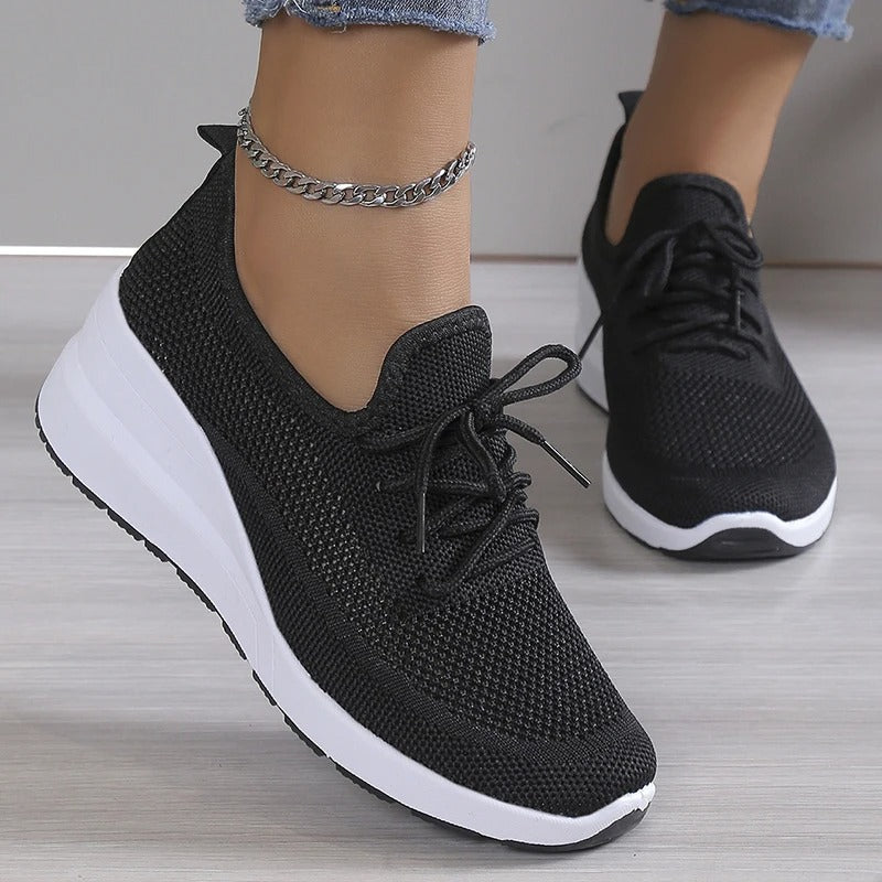Chaussures orthopédiques femme à semelle intérieure amortissante, kaki
