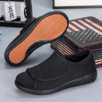 Chaussures orthopédiques larges à enfiler, mixtes, sans lacets