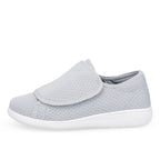 Chaussures orthopédiques larges à enfiler, mixtes, sans lacets, gris