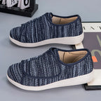 Chaussures orthopédiques larges à enfiler, mixtes, sans lacets