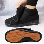 Chaussures orthopédiques montantes femme d'hiver, à scratch