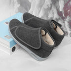 Chaussures orthopédiques montantes femme d'hiver, à scratch