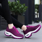 Chaussures orthopédiques femme à lacets, plateforme 5 cm