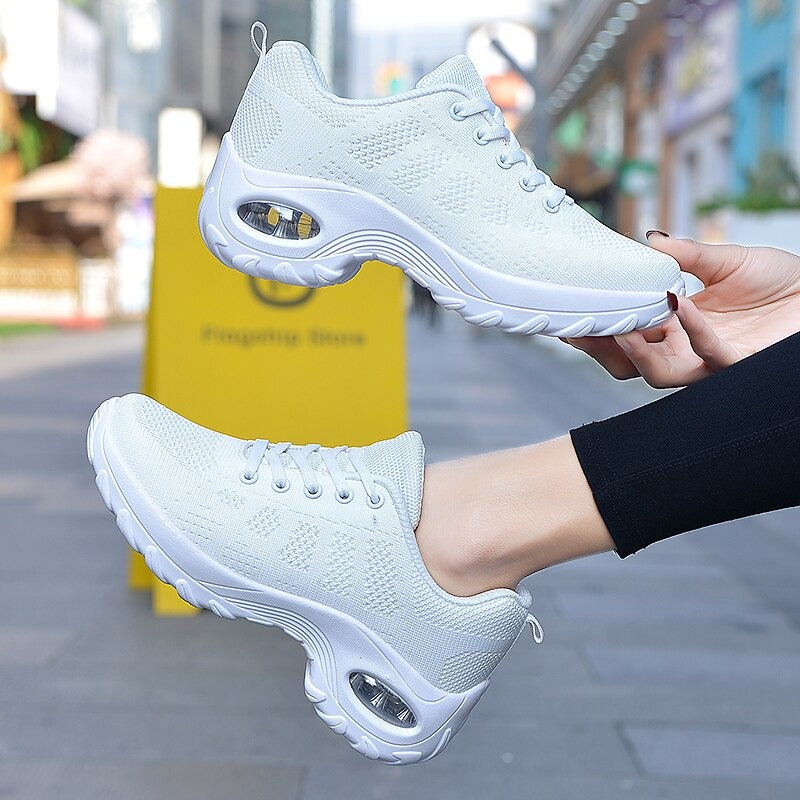 Chaussures orthopédiques femme à lacets, plateforme 5 cm