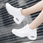 Chaussures orthopédiques femme à lacets, plateforme 5 cm