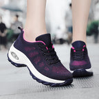 Chaussures orthopédiques femme à lacets, plateforme 5 cm
