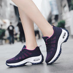 Chaussures orthopédiques femme à lacets, plateforme 5 cm