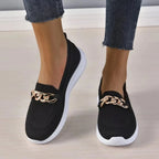 Chaussures orthopédiques femme à double zip, pieds larges, noir