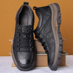 Chaussures orthopédiques homme, semelle antidérapante, noir ou marron