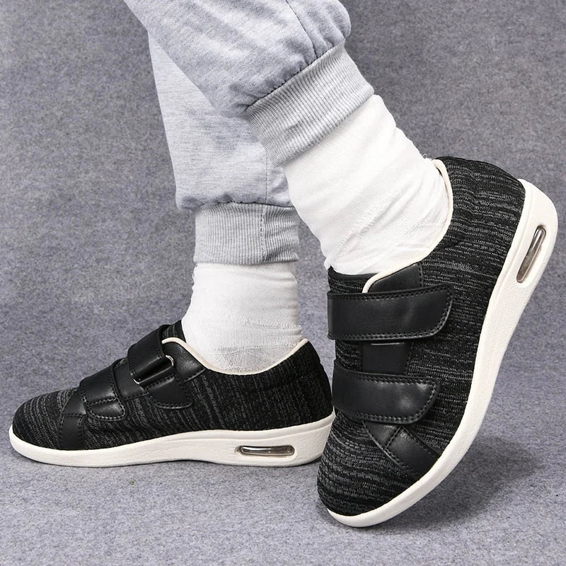 Chaussures orthopédiques mixtes à scratch, trois paires de semelles