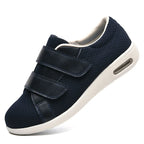 Chaussures orthopédiques mixtes à scratch, trois paires de semelles, bleu