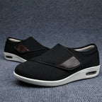 Chaussures orthopédiques unisexe à scratch, deux paires de semelles