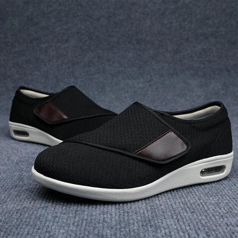 Chaussures orthopédiques unisexe à scratch, deux paires de semelles