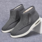Chaussures orthopédiques larges mixtes à scratch, semelles amovibles