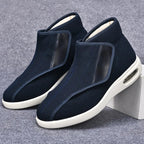 Chaussures orthopédiques larges mixtes à scratch, semelles amovibles