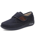 Chaussures orthopédiques mixtes à scratch, semelles amovibles, noir