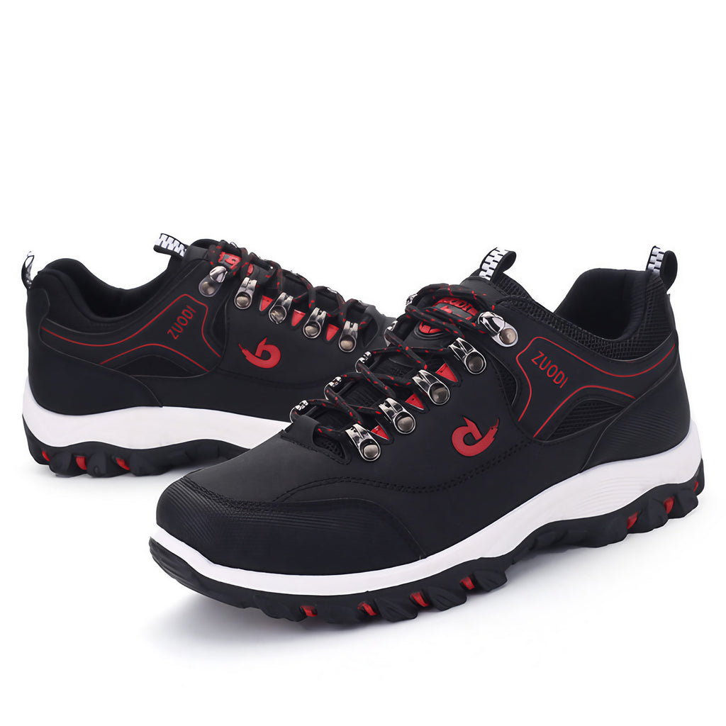 Chaussures orthopédiques mixtes, maintien de la voûte plantaire, noir