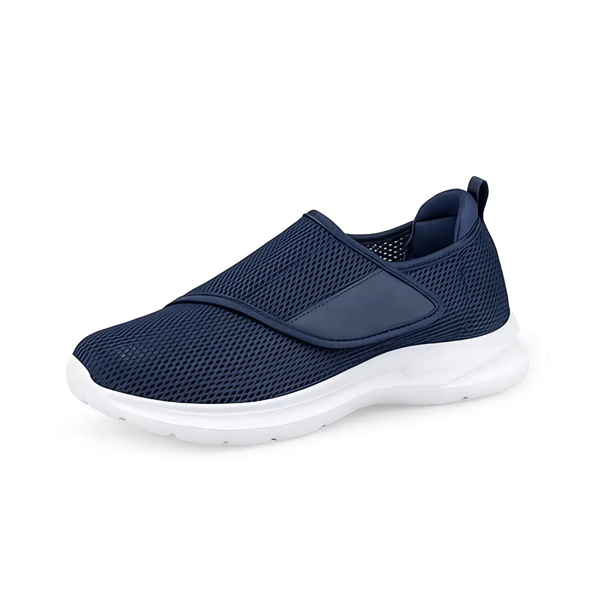 Chaussures orthopédiques femme pour pieds larges, quatre coloris, bleu