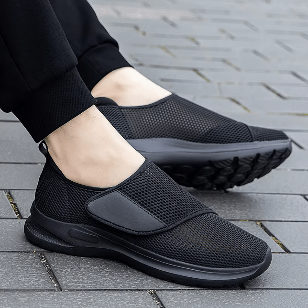 Chaussures orthopédiques femme pour pieds larges, quatre coloris