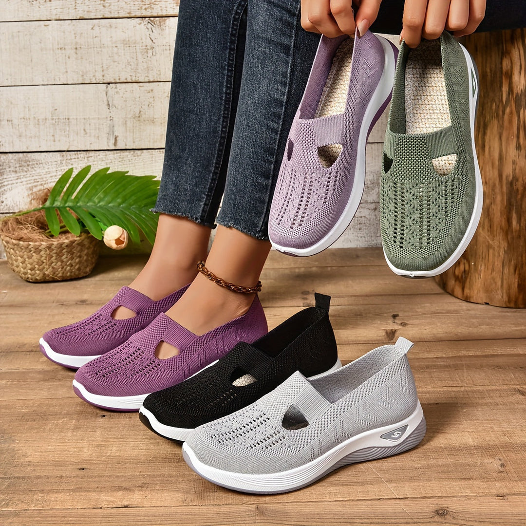 Chaussures orthopédiques femme, semelle souple antidérapante
