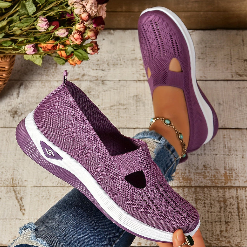 Chaussures orthopédiques femme, semelle souple antidérapante