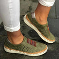 Chaussures orthopédiques femme à scratch, voûte plantaire soutenue, vert