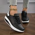 Chaussures orthopédiques femme, maintien de la voûte plantaire, noir