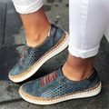 Chaussures orthopédiques femme, semelle antidérapante, du 35 au 43, bleu