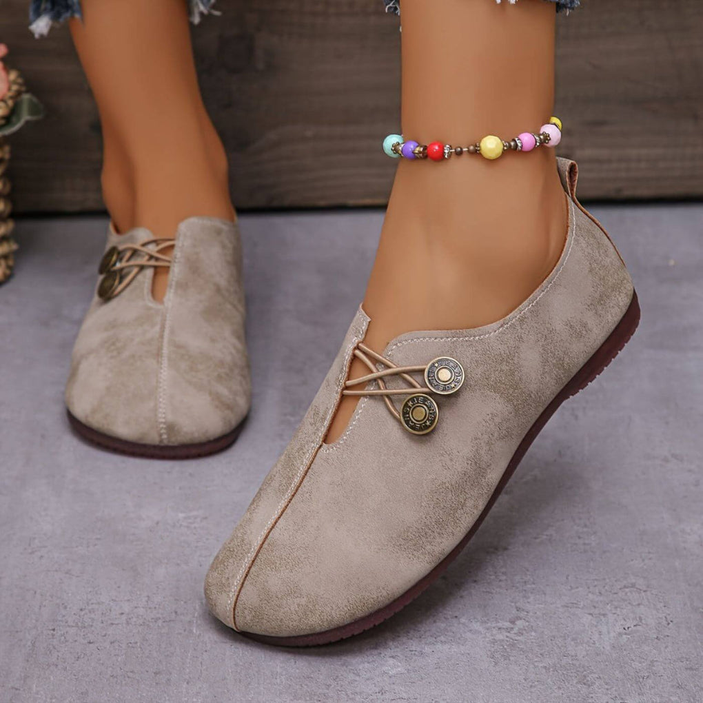 Chaussures orthopédiques femme au style épuré, sans embout