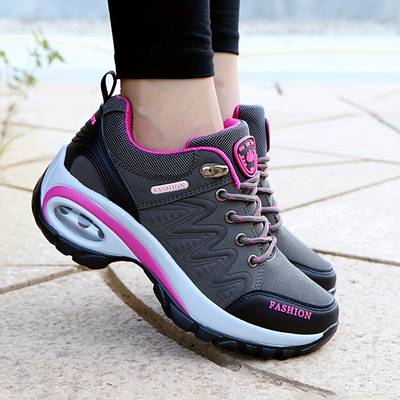 Chaussures orthopédiques femme grises, semelle intérieure anatomique