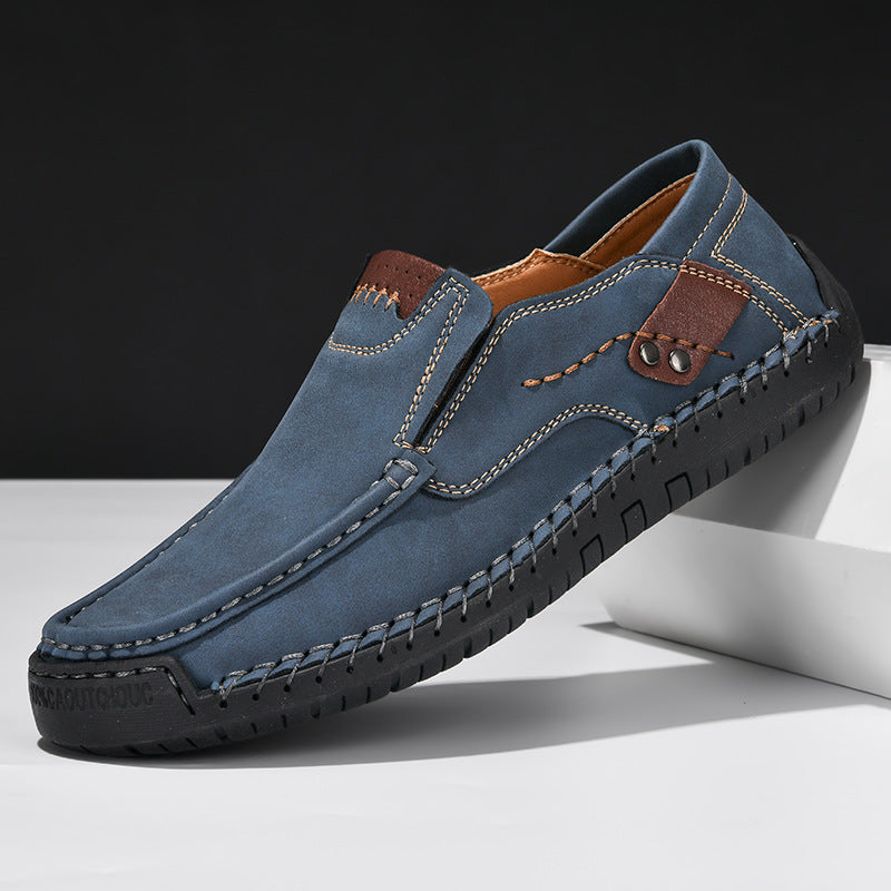 Chaussures orthopédiques homme à enfiler, huit coloris, 38 au 46, bleu