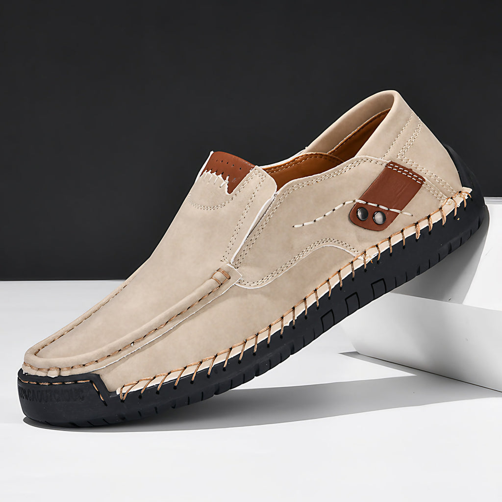 Chaussures orthopédiques homme à enfiler, huit coloris, 38 au 46, abricot