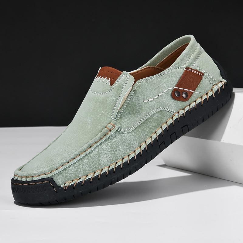 Chaussures orthopédiques homme à enfiler, huit coloris, 38 au 46, vert clair