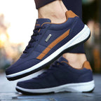 Baskets orthopédiques homme sans lacets, semelle antidérapante