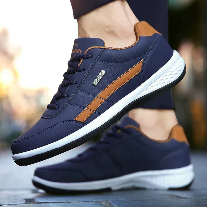 Baskets orthopédiques homme sans lacets, semelle antidérapante