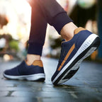 Baskets orthopédiques homme sans lacets, semelle antidérapante