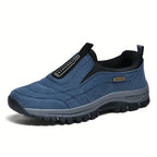 Chaussures orthopédiques homme, semelle épaisse, trois coloris, bleu