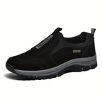 Chaussures orthopédiques homme, semelle épaisse, trois coloris, noir