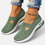 Chaussures orthopédiques femme légères, sans lacets, du 35 au 43, vert