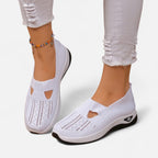 Chaussures orthopédiques femme légères, sans lacets, du 35 au 43, blanc
