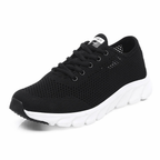Chaussures orthopédiques femme respirantes, trois coloris, noir