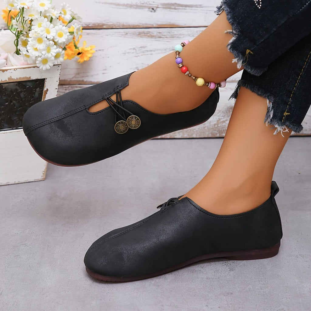 Chaussures orthopédiques femme à enfiler, fermeture élastique