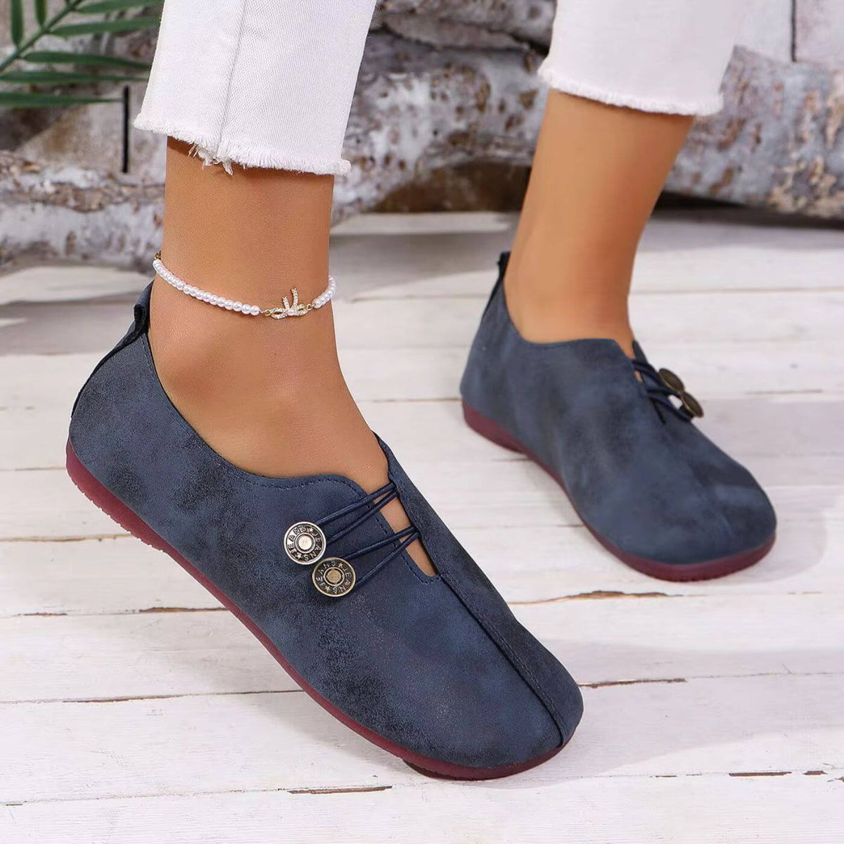 Chaussures orthopédiques femme à enfiler, fermeture élastique