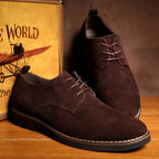 Chaussures oxford homme à laçage fermé, du 39 au 48, marron