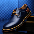 Chaussures de ville homme type oxford, du 38 au 48, bleu
