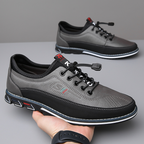 Chaussures Oxford homme à bout rond, semelle plate, cinq coloris