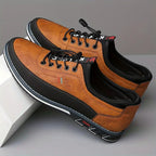 Chaussures Oxford homme à bout rond, semelle plate, cinq coloris